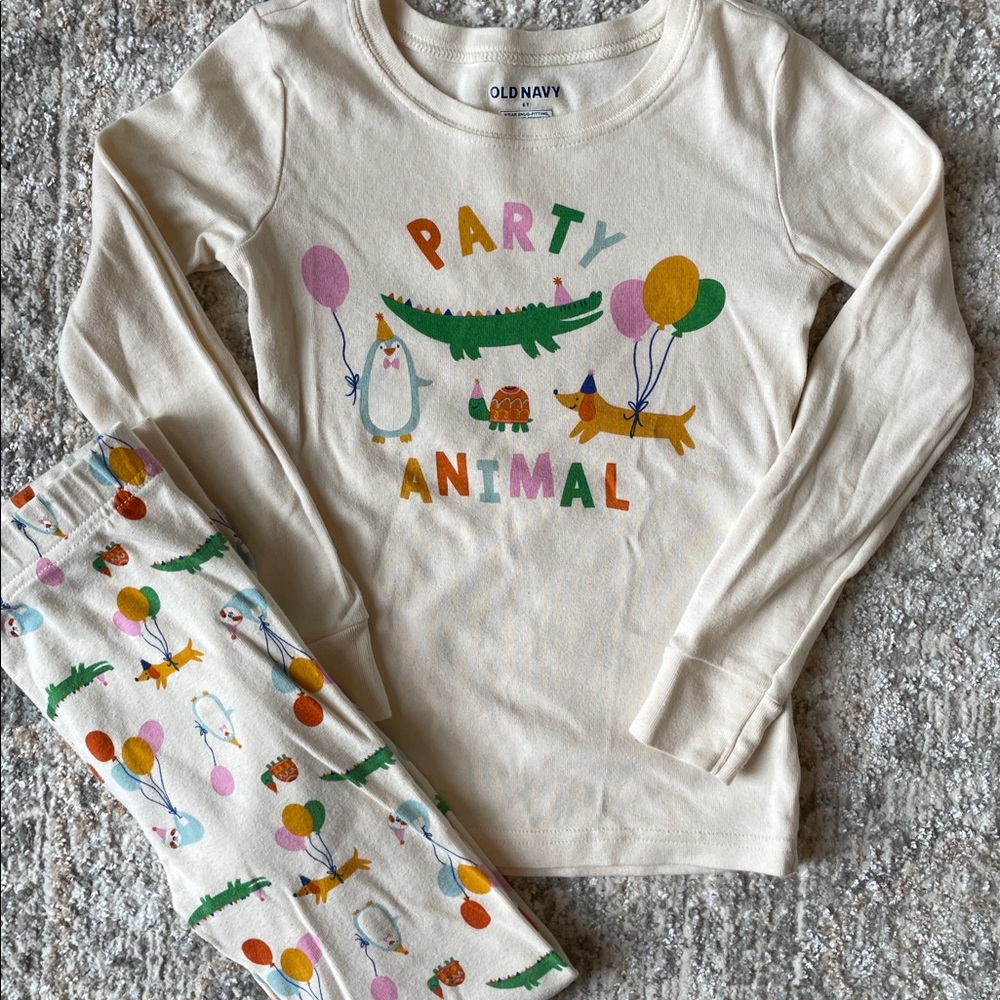 Party Animal dachshund birthday pajamas